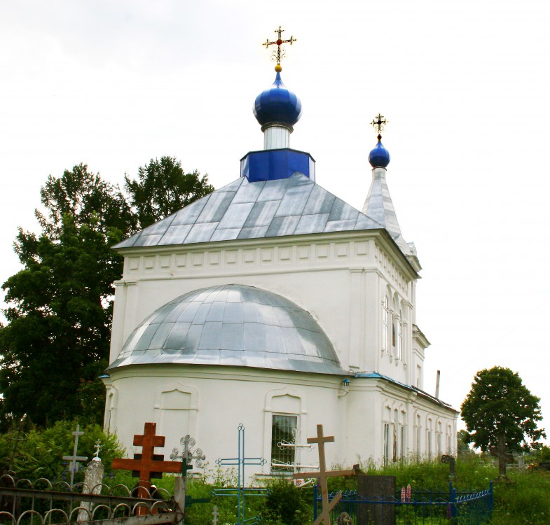 Церковь Николая Чудотворца, Красный Холм (Краснохолмский район, Тверская область). фасады