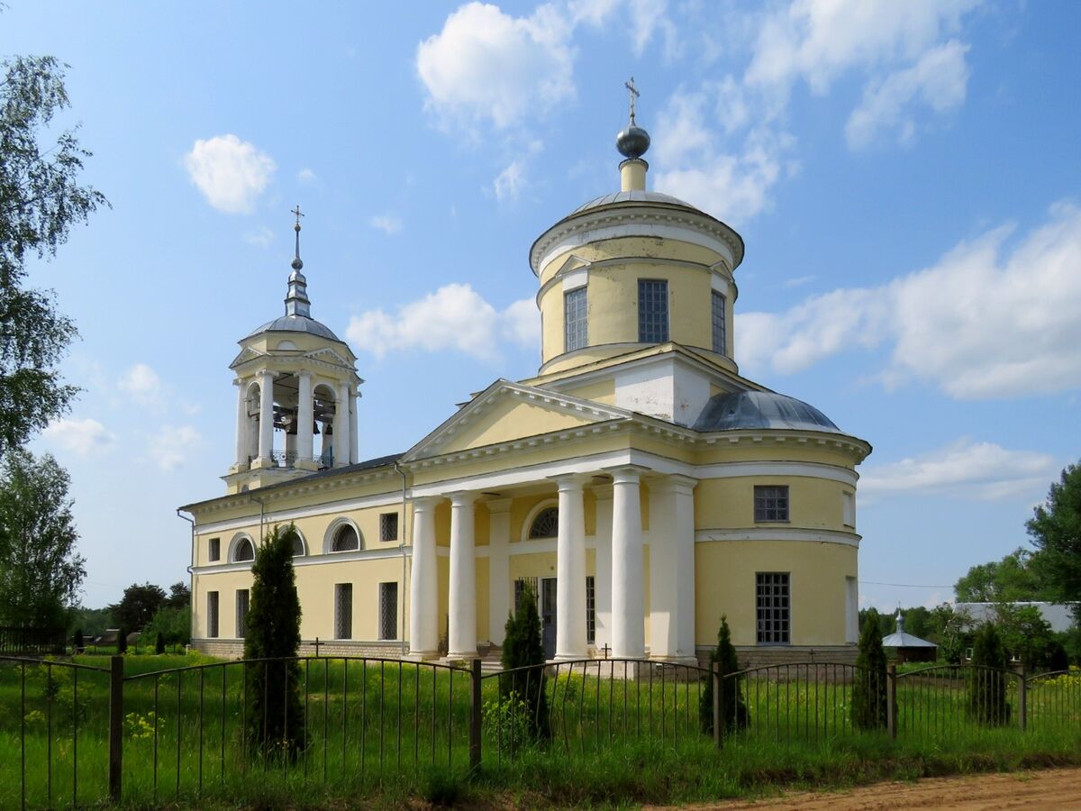Церковь Богоявления Господня, Никольское (Рамешковский район, Тверская область). фасады