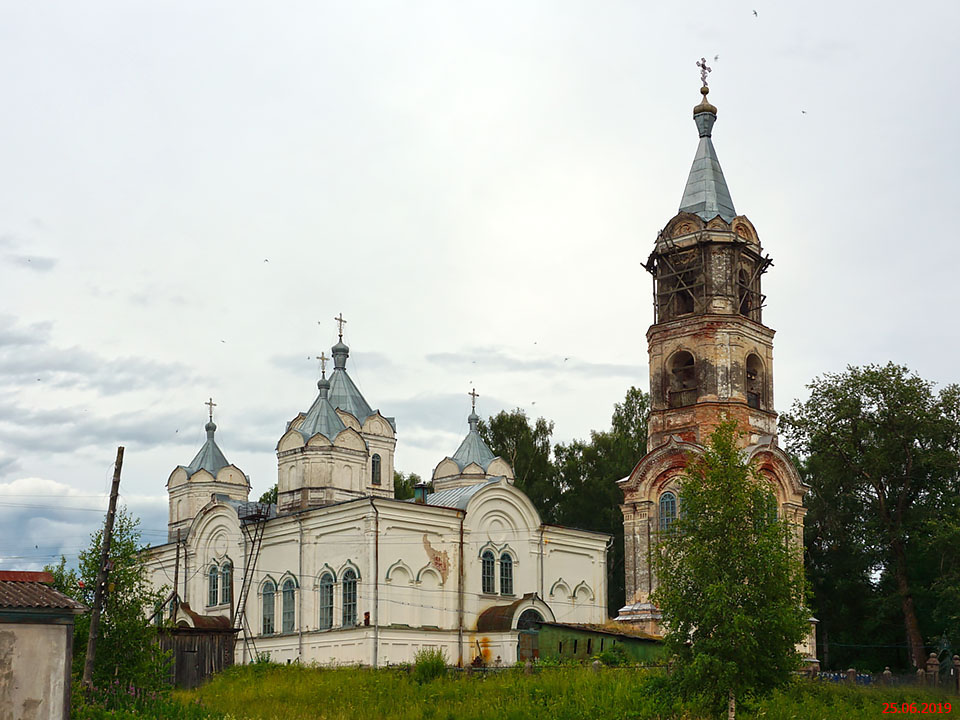 Кострецы. Церковь Успения Пресвятой Богородицы. фасады