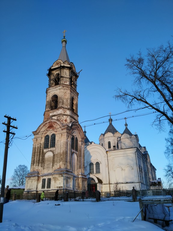 Кострецы. Церковь Успения Пресвятой Богородицы. фасады