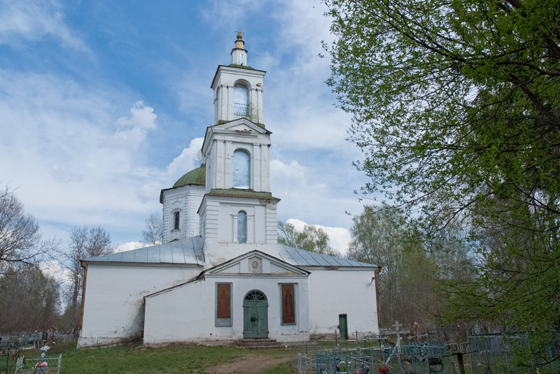 Церковь Воскресения Христова, Белая (Молоковский район, Тверская область). фасады