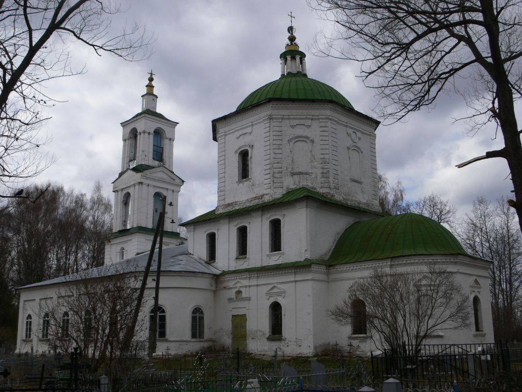 Церковь Воскресения Христова, Белая (Молоковский район, Тверская область). фасады