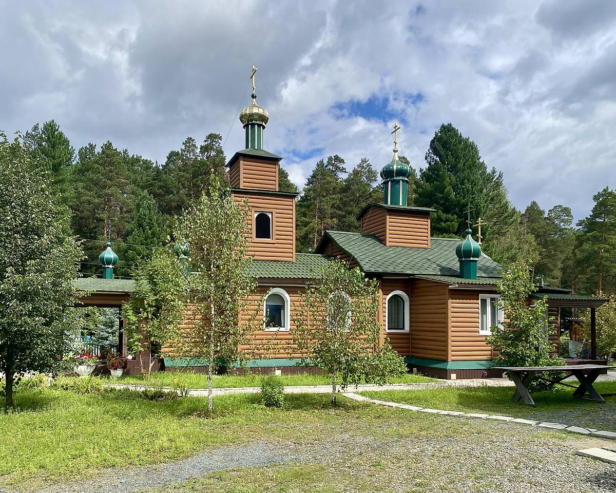 Южный фасад, фасады. Церковь Димитрия Ростовского, Абаза (Таштыпский район и г. Абаза, Республика Хакасия)