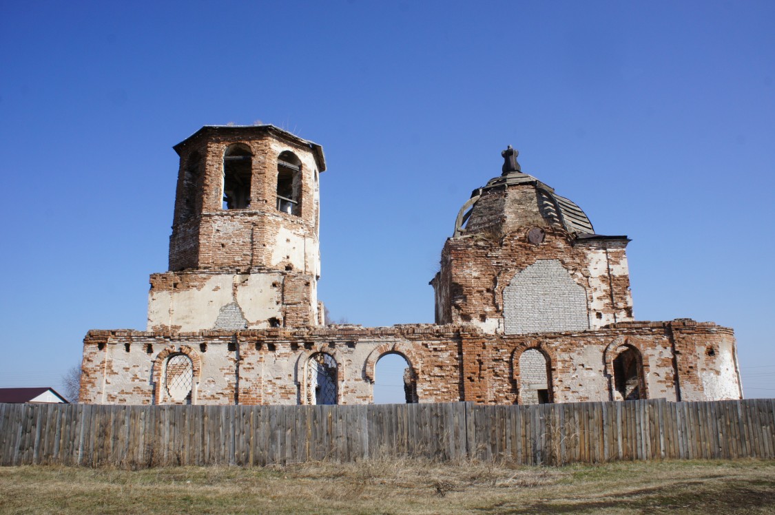 Подсосное (Подсосенское). Церковь Богоявления Господня. фасады