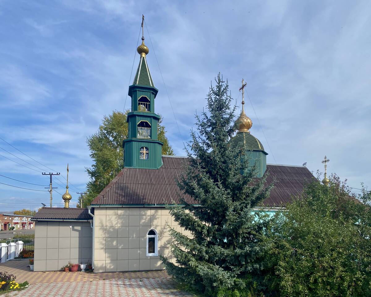 Церковь Серафима Саровского, Абакан (Абакан, город, Республика Хакасия). фасады, Вид с запада