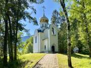 Церковь Семи отроков Эфесских на Уйском кладбище, Вид с СЗ<br>, Майна, Саяногорск, город, Республика Хакасия