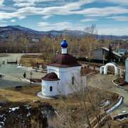 Часовня Явления Пресвятой Богородицы Сергию Радонежскому, , Саяногорск, Саяногорск, город, Республика Хакасия