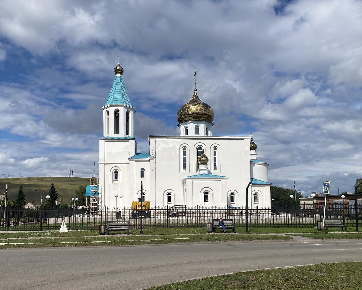 Южный фасад, фасады. Церковь Покрова Пресвятой Богородицы (новая), Бея (Бейский район, Республика Хакасия)