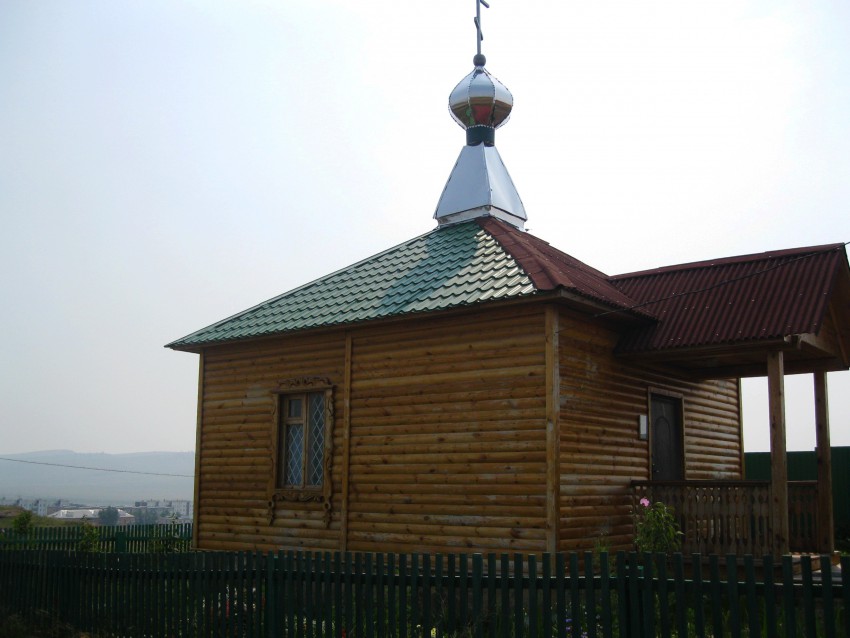 Часовня Всех Святых, Жемчужный (Ширинский район, Республика Хакасия). общий вид в ландшафте