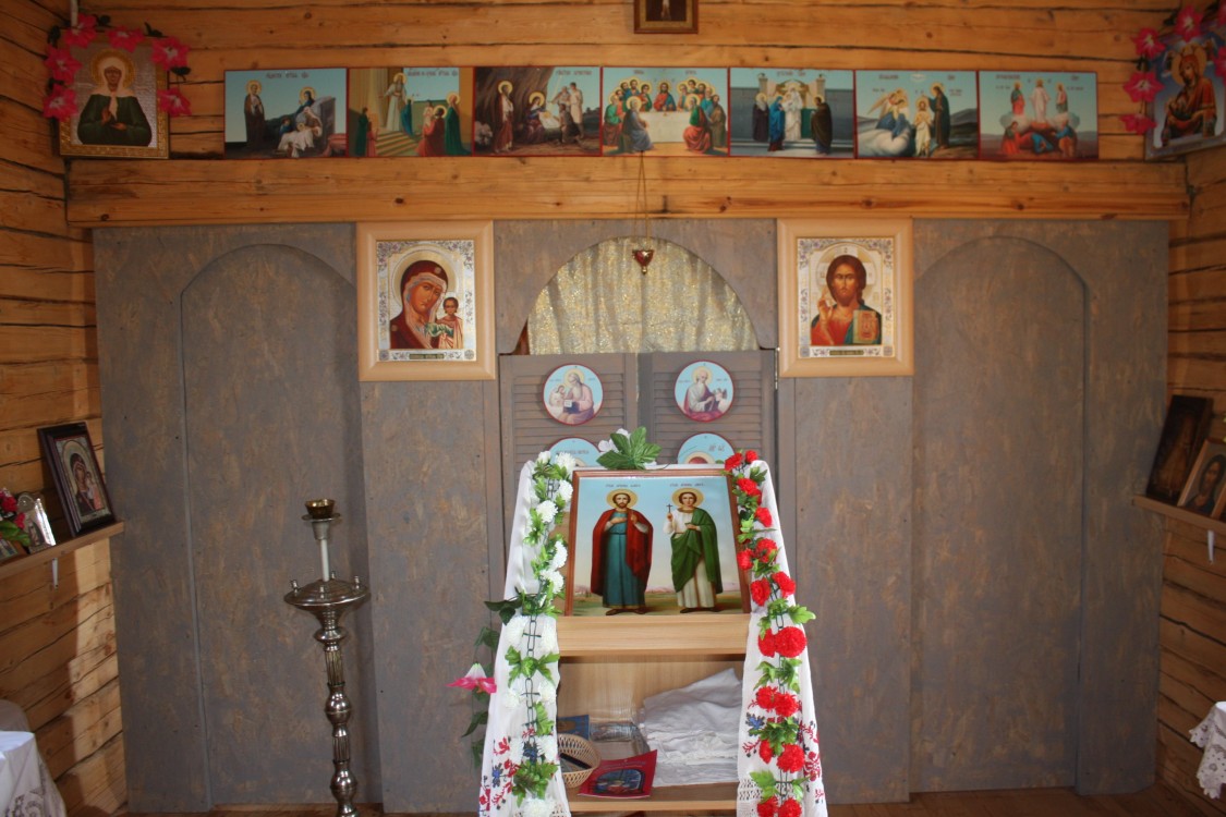 Часовня Флора и Лавра, Дудиха (Вышневолоцкий район и г. Вышний Волочёк, Тверская область). интерьер и убранство
