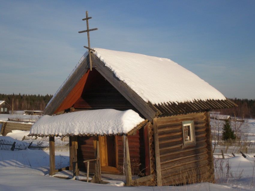 Часовня Успения Пресвятой Богородицы, Теляково (Фировский район, Тверская область). фасады