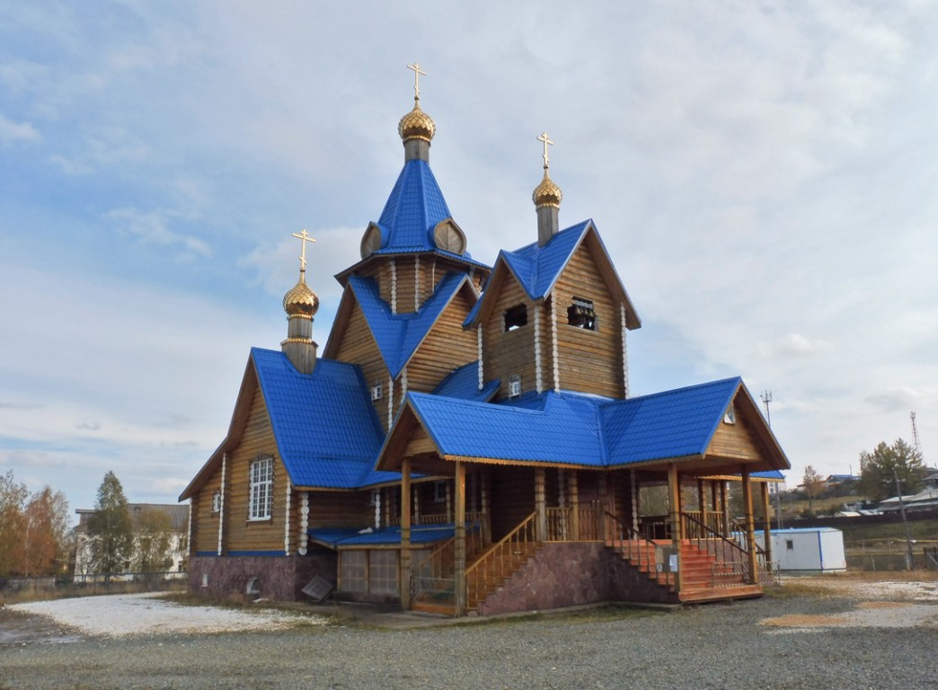 Церковь Казанской иконы Божией Матери, Зюзельский (Полевской (Полевской ГО), Свердловская область). фасады