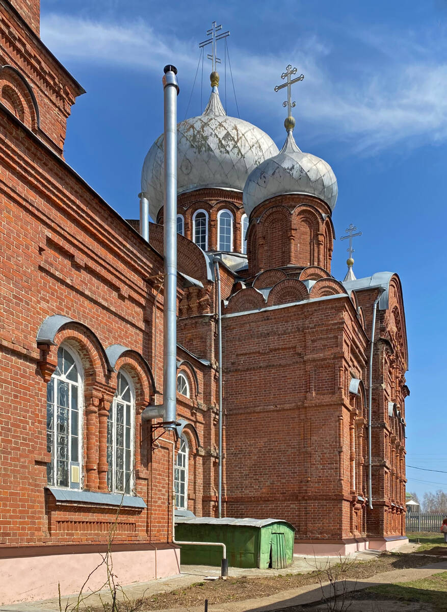 Церковь Михаила Архангела, Тогаево (Мариинско-Посадский район, Республика Чувашия). архитектурные детали, Южный фасад