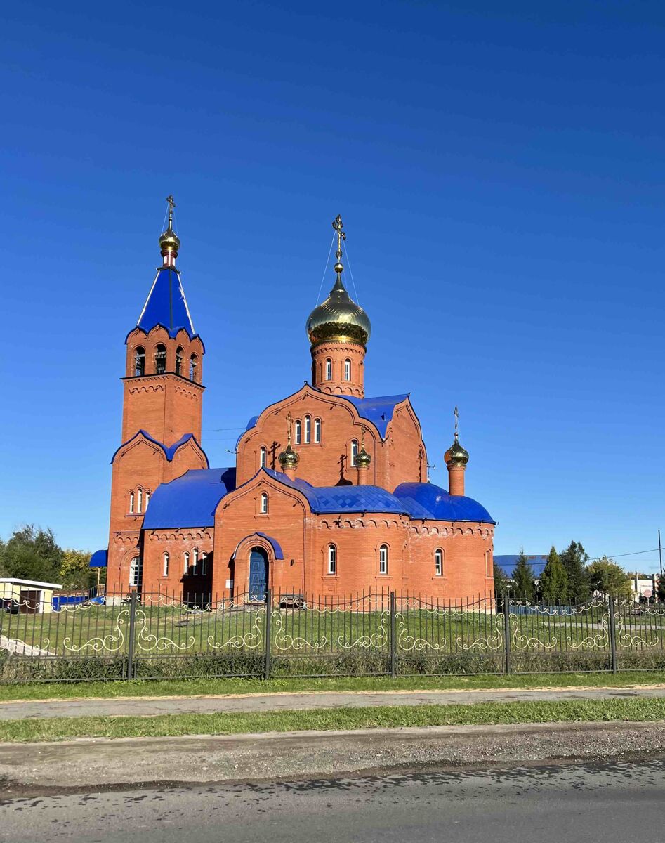 Церковь Державной иконы Божией Матери, Батырево (Батыревский район, Республика Чувашия). общий вид в ландшафте