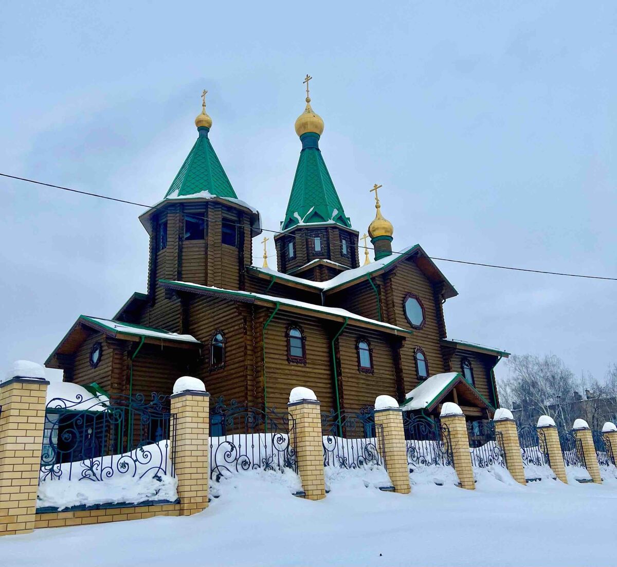 Дзержинск. Церковь Сергия Радонежского. фасады