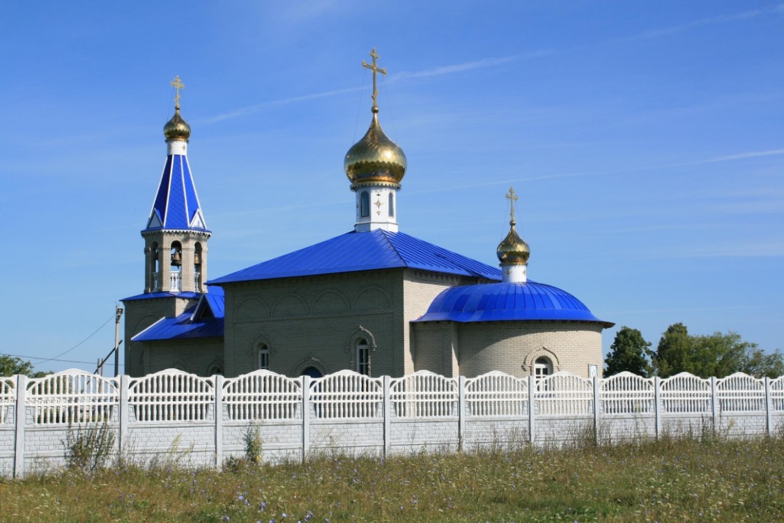 Церковь Михаила Архангела, Тугаево (Комсомольский район, Республика Чувашия). общий вид в ландшафте