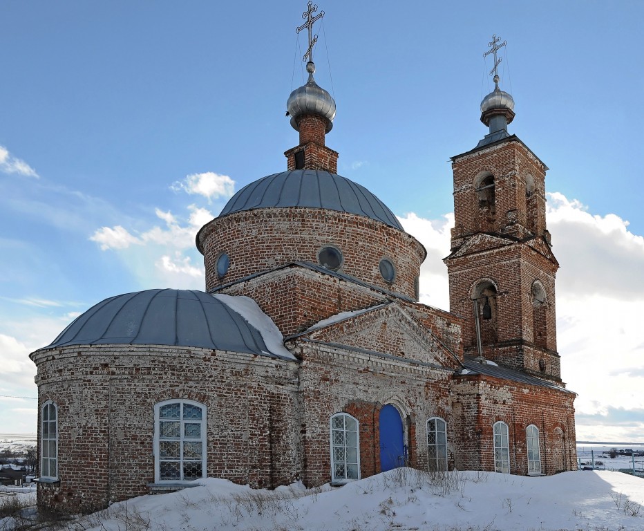 Можарки. Церковь Космы и Дамиана. фасады