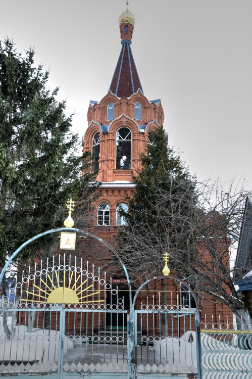 Церковь Тихвинской иконы Божией Матери, Мусирма (Урмарский район, Республика Чувашия). общий вид в ландшафте