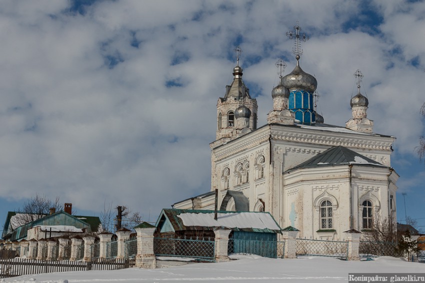 Республика Чувашия, Козловский район, Байгулово. Церковь Богоявления Господня, фотография. фасады