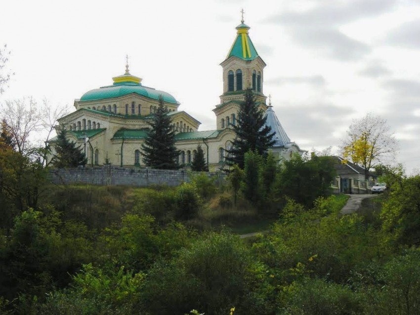 Зольская. Церковь Николая Чудотворца. общий вид в ландшафте