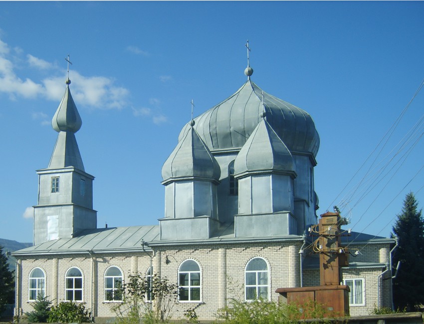 Сторожевая. Церковь Николая Чудотворца. общий вид в ландшафте
