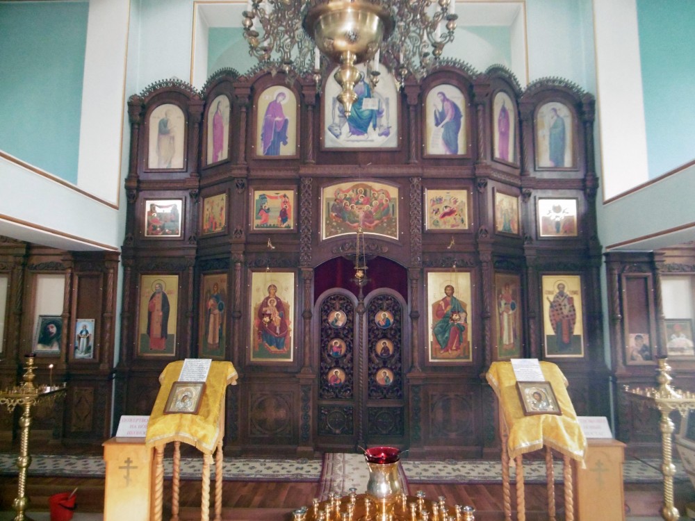 Церковь Казанской иконы Божией Матери, Каспийск (Каспийск, город, Республика Дагестан). интерьер и убранство, Иконостас главного престола иконы 