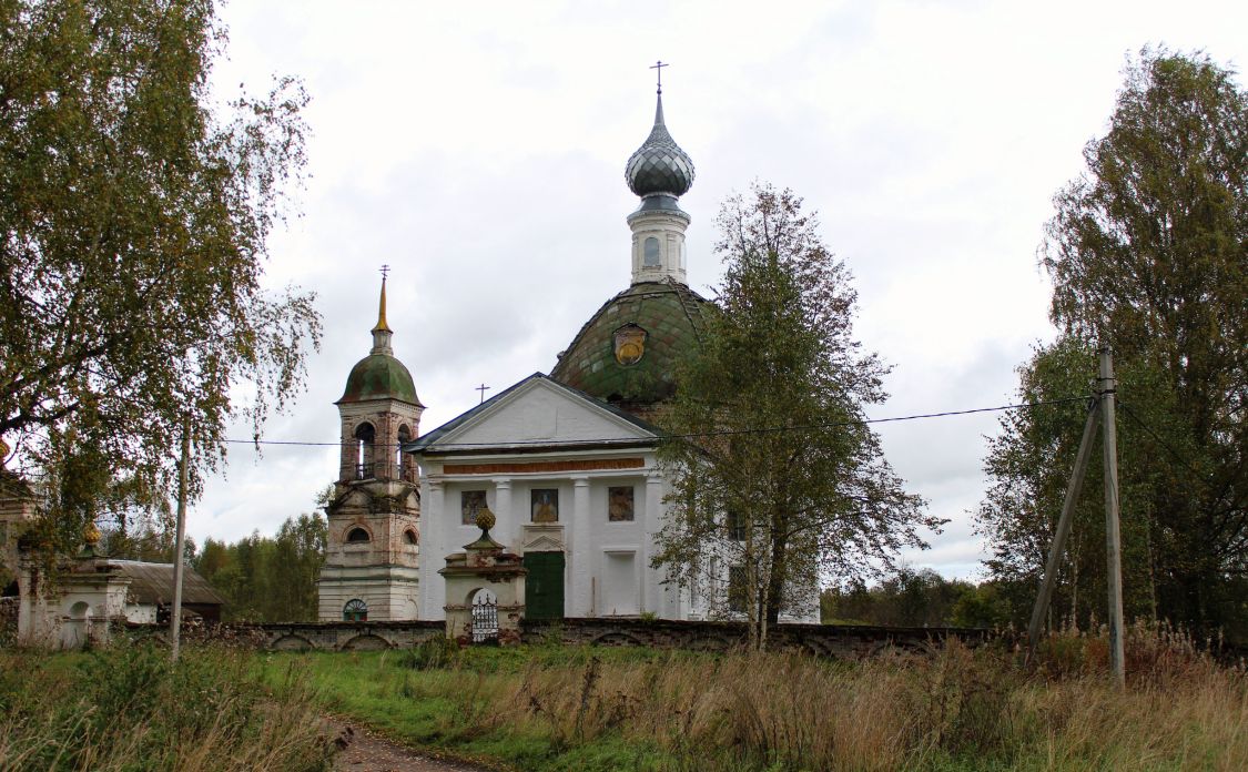 Спас-Бураки (Бураково). Храмовый комплекс. Церкви Казанской иконы Божией Матери и Спаса Преображения. фасады