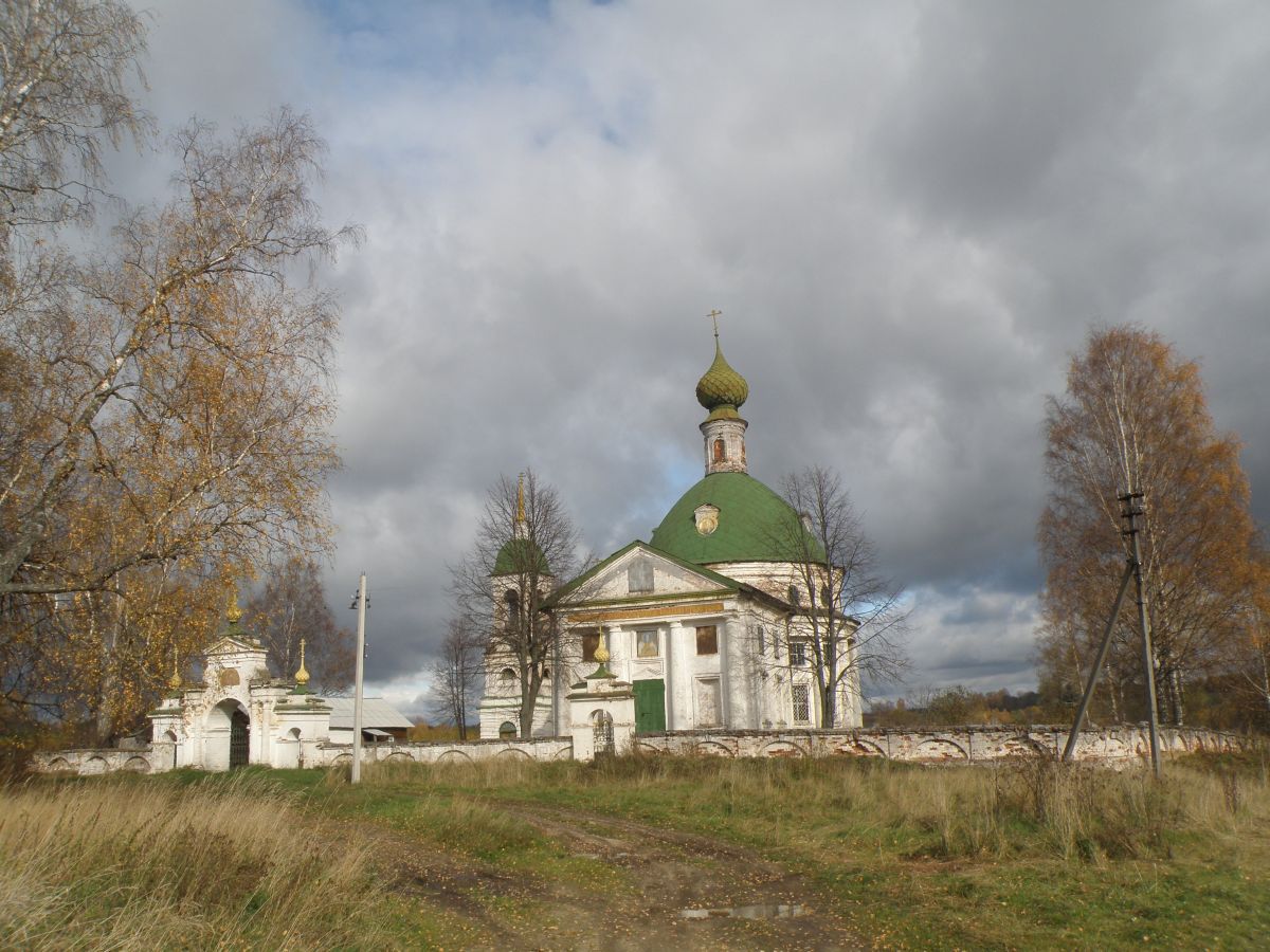 Храмовый комплекс. Церкви Казанской иконы Божией Матери и Преображения Господня, Спас-Бураки (Бураково) (Костромской район, Костромская область). фасады