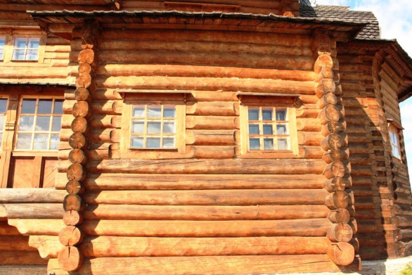 Церковь Петра и Павла, Карпогоры (Пинежский район, Архангельская область). фасады, Фрагмент южного фасада