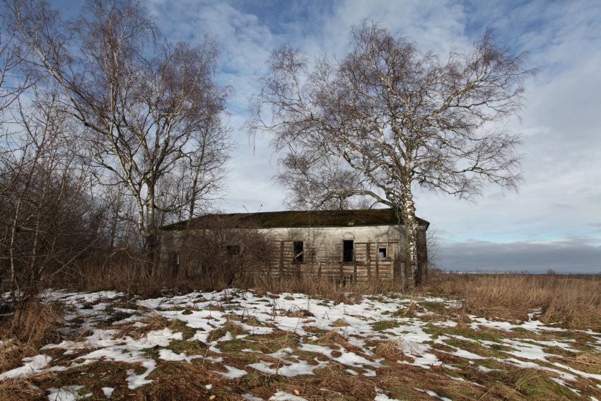 Церковь Рождества Христова, Рождествено (Кашинский городской округ, Тверская область). общий вид в ландшафте