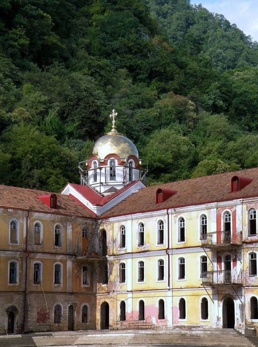 фасады. Новоафонский монастырь Симона Кананита. Церковь иконы Божией Матери 