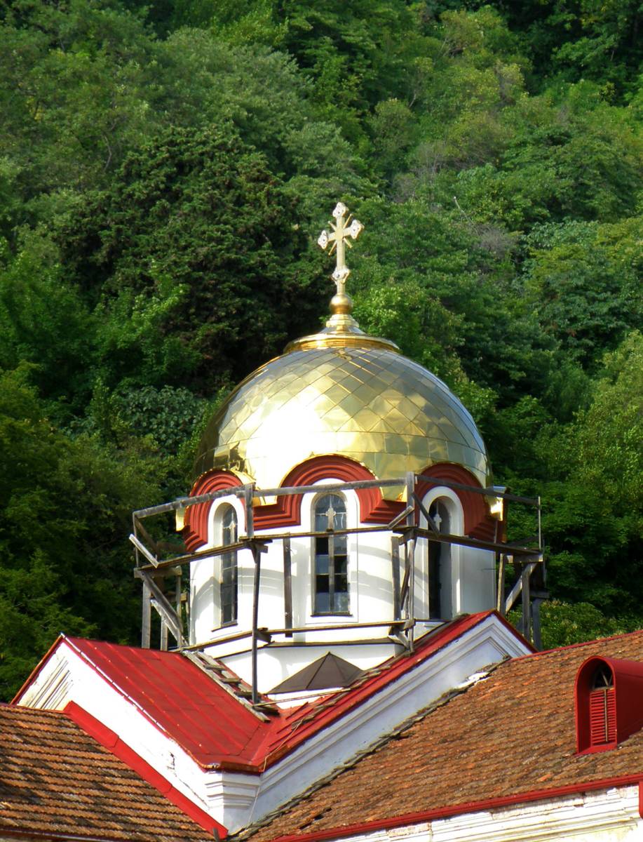 архитектурные детали. Новоафонский монастырь Симона Кананита. Церковь иконы Божией Матери 