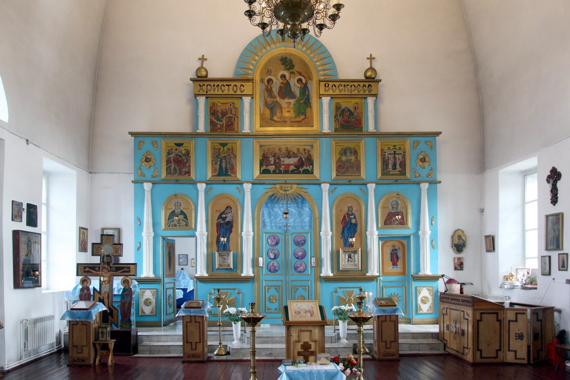 Церковь Владимирской иконы Божией Матери, Селезян (Еткульский район, Челябинская область). интерьер и убранство, Иконостас
