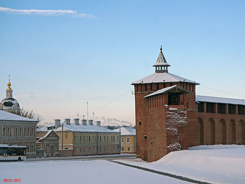 Часовня Параскевы Пятницы в Грановитой башне кремля, Коломна (Коломенский городской округ, Московская область). фасады