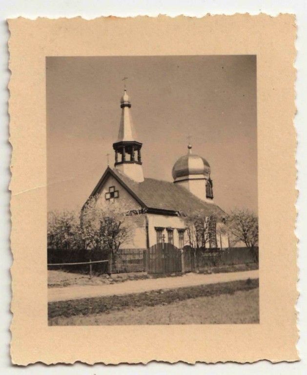 Успенский Войновский женский монастырь. Церковь Успения Пресвятой Богородицы, Войново (Варминьско-Мазурское воеводство, Польша). архивная фотография, Фото 1939 г. с аукциона e-bay.de