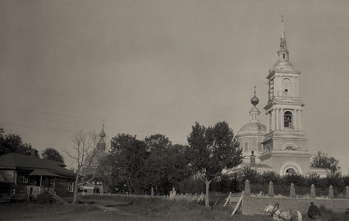 Фото нач. ХХ в., архивная фотография. Церковь Илии Пророка в Сандырях, Коломна (Коломенский городской округ, Московская область)