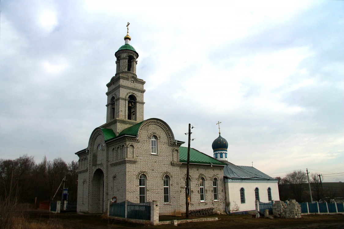Церковь Алексия, митрополита Московского, Нижнее Турово (Нижнедевицкий район, Воронежская область). фасады