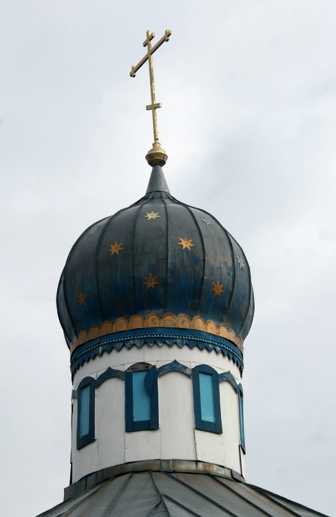 Церковь Алексия, митрополита Московского, Нижнее Турово (Нижнедевицкий район, Воронежская область). фасады, купол