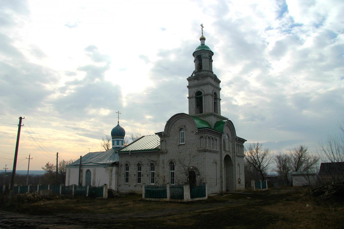 Церковь Алексия, митрополита Московского, Нижнее Турово (Нижнедевицкий район, Воронежская область). фасады