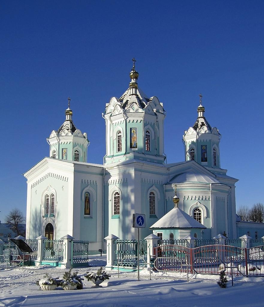 фасады. Собор Троицы Живоначальной, Хотимск (Хотимский район, Беларусь, Могилёвская область)