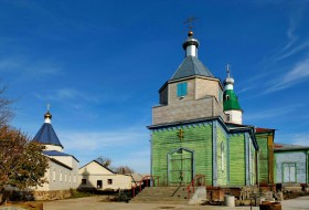 Верхнемакеевка. Покровский мужской монастырь