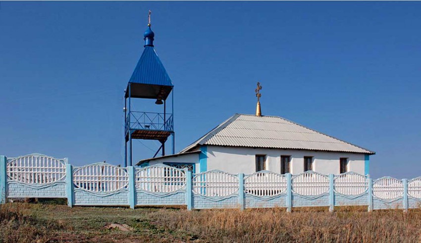 Церковь Покрова Пресвятой Богородицы, Нижнекривской (Шолоховский район, Ростовская область). общий вид в ландшафте