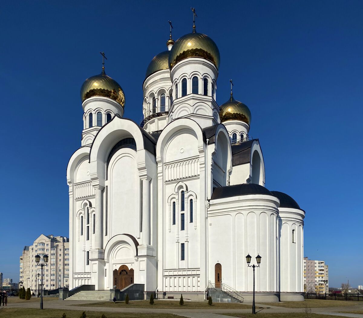 Собор Преображения Господня, Могилёв (Могилёв, город, Беларусь, Могилёвская область). фасады, Вид с юго-востока