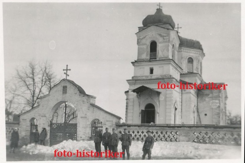 Церковь Михаила Архангела, Климовичи (Климовичский район, Беларусь, Могилёвская область). архивная фотография, Фото 1941 г. с аукциона e-bay.de
