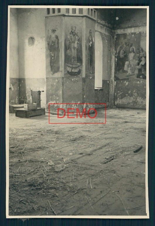 Церковь Михаила Архангела, Климовичи (Климовичский район, Беларусь, Могилёвская область). архивная фотография, Интерьер храма. Фото 1941 г. с аукциона e-bay.de