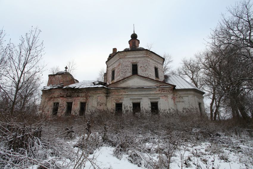 Церковь Успения Пресвятой Богородицы, Успенское на Секше, урочище (Любимский район, Ярославская область). фасады