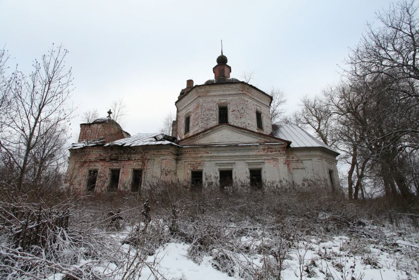 Успенское на Секше, урочище. Церковь Успения Пресвятой Богородицы. фасады