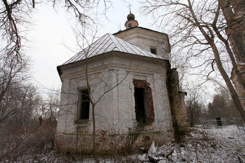 Успенское на Секше, урочище. Церковь Успения Пресвятой Богородицы. фасады