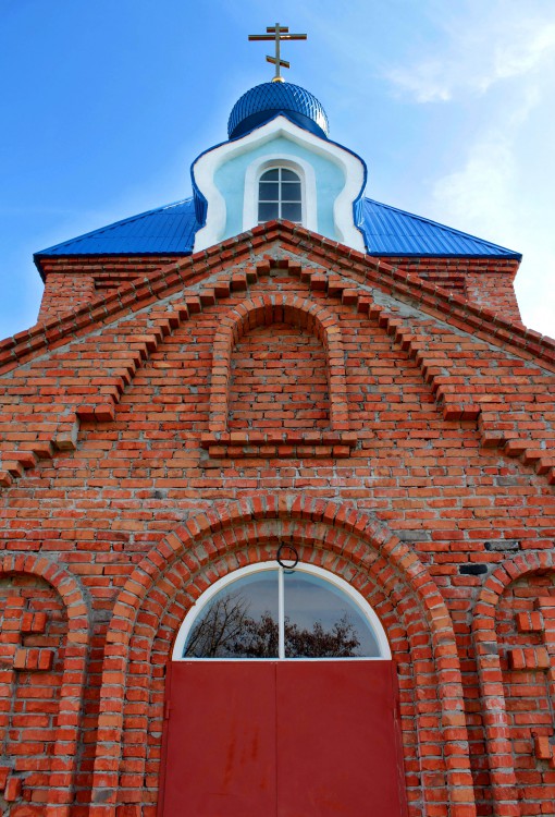 Церковь Покрова Пресвятой Богородицы, Меркуловский (Шолоховский район, Ростовская область). архитектурные детали, церковь строится с перерывами четыре года