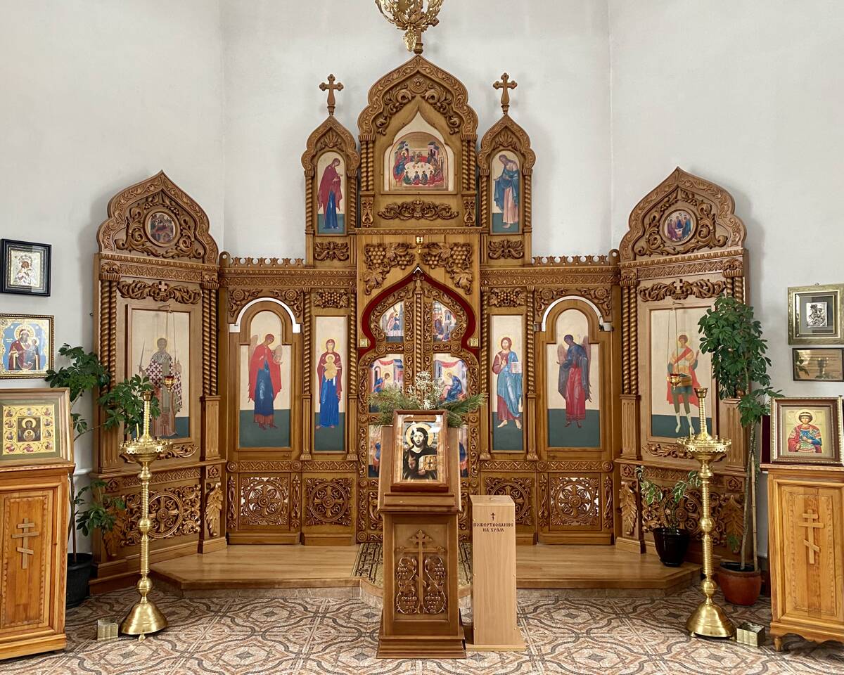 Храм-часовня Георгия Победоносца, Юрга (Юргинский район, Кемеровская область). интерьер и убранство